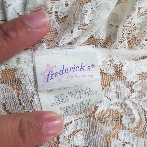 Ivory lace fabric kimono - Picture 3 of 5